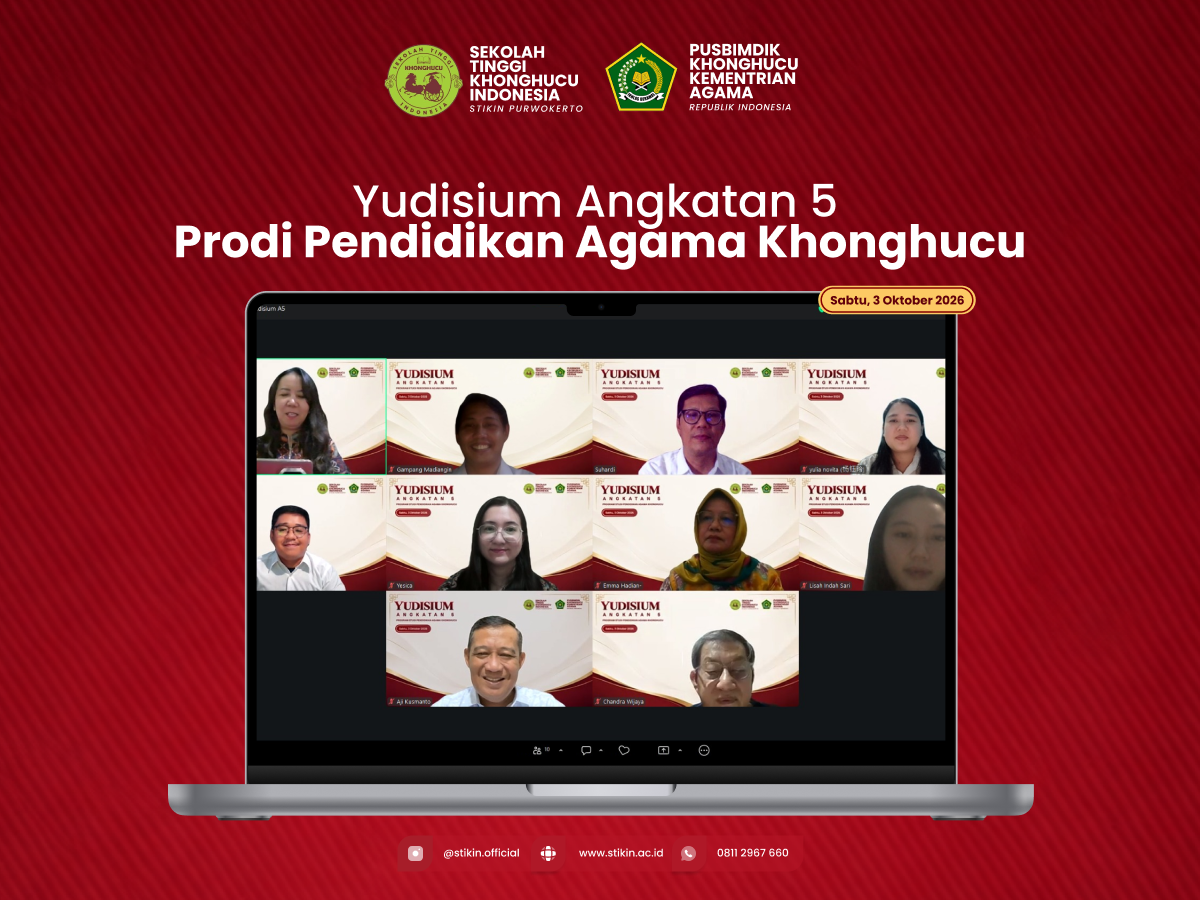 STIKIN Gelar Yudisium Angkatan ke-5 Program Studi Pendidikan Agama Khonghucu di Purwokerto - Foto 3